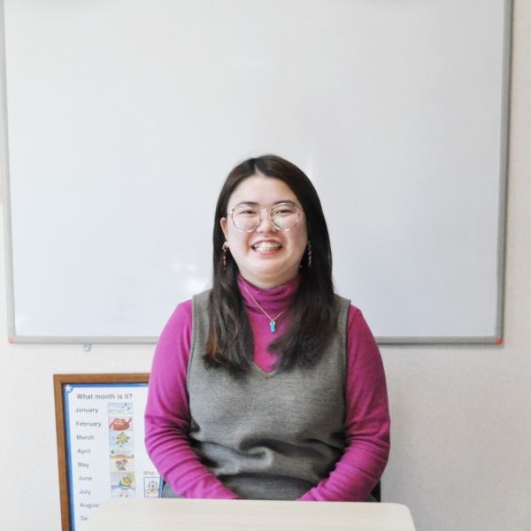 A profile picture taken of our Japanese language teacher, Koga Sensei.